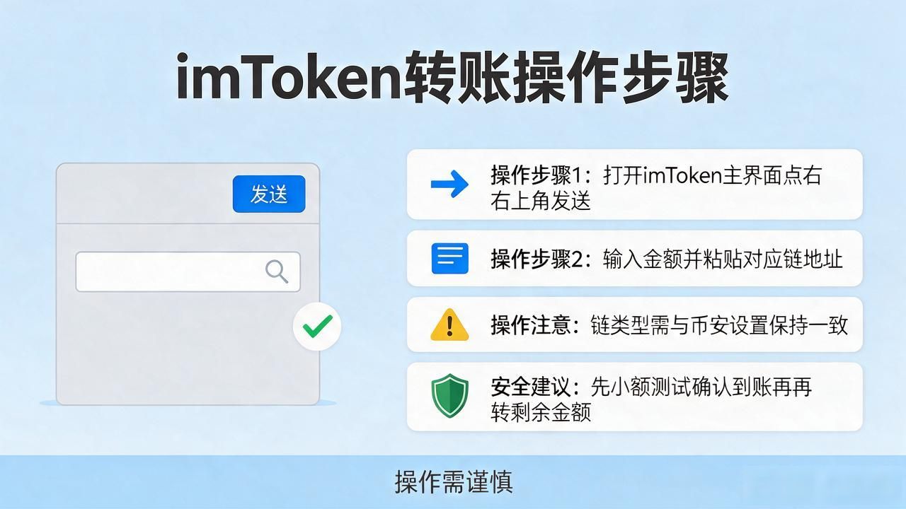 imToken和币安USDT转币教程_imtoken钱包怎么转到币安_imToken与币安USDT跨平台转账步骤