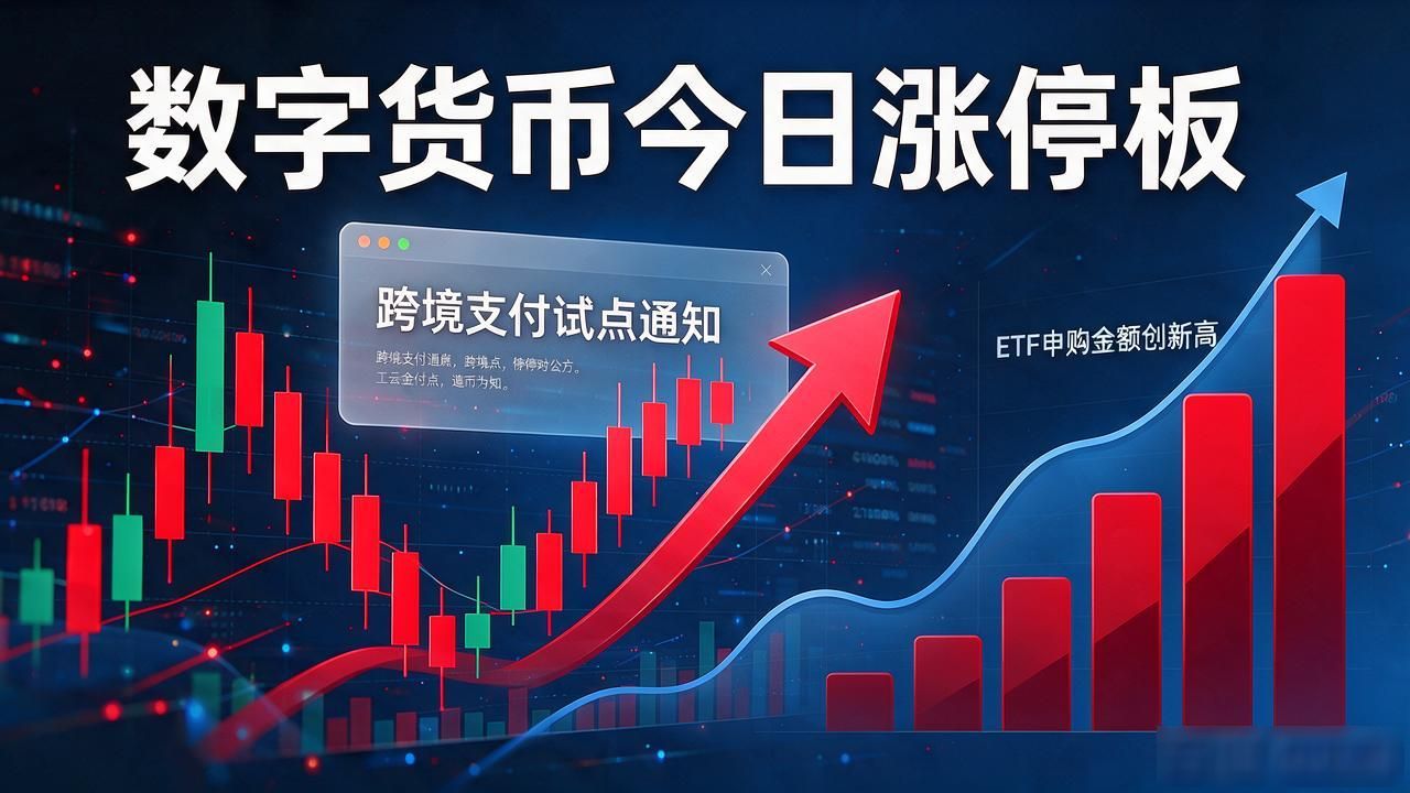 跨境支付试点扩大数据货币_数字货币今日涨停板_数字货币涨停板放量突破
