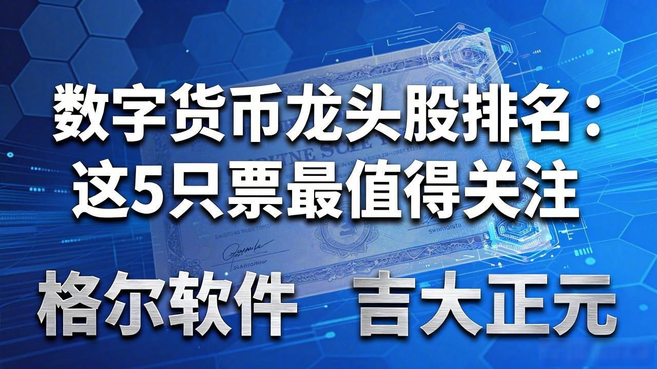 数字货币产业链核心企业_数字货币b龙头股排名_数字货币银行IT龙头股
