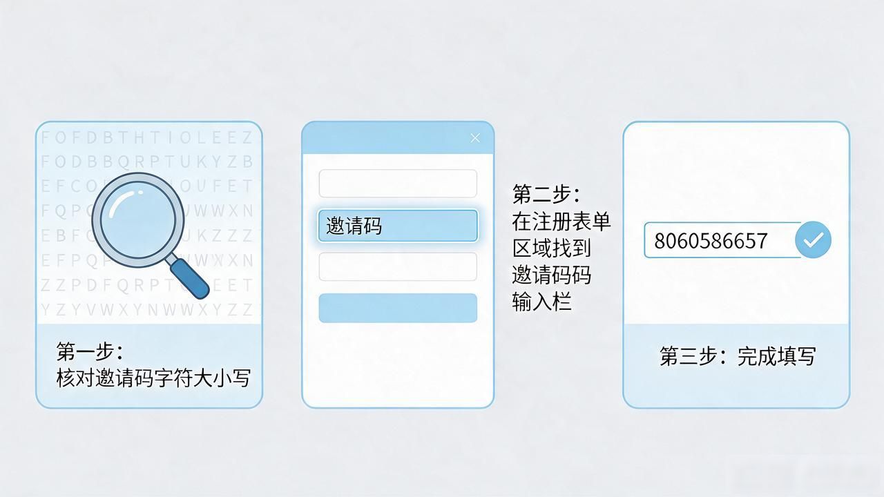 数字货币平台邀请码填写教程_数字货币邀请码怎么填_注册时如何正确填写邀请码