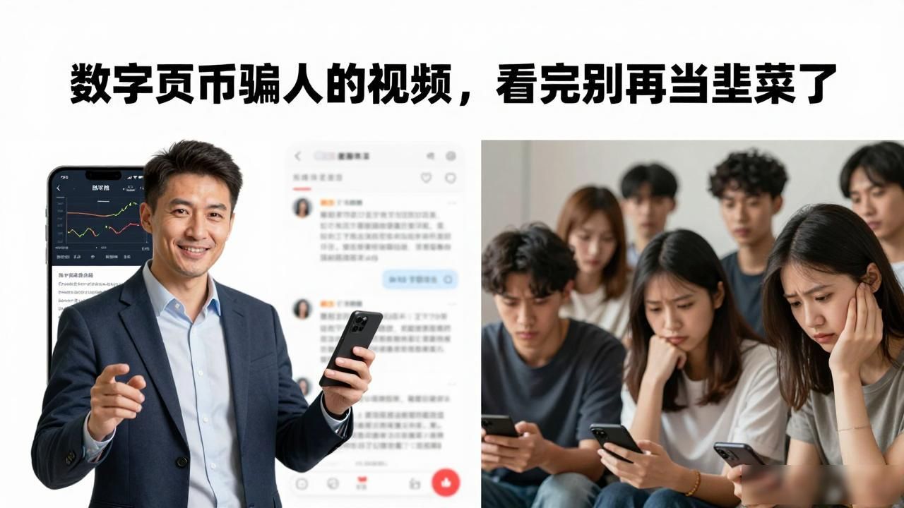 数字货币骗人的视频_短视频数字货币骗局_虚假交易平台投资陷阱