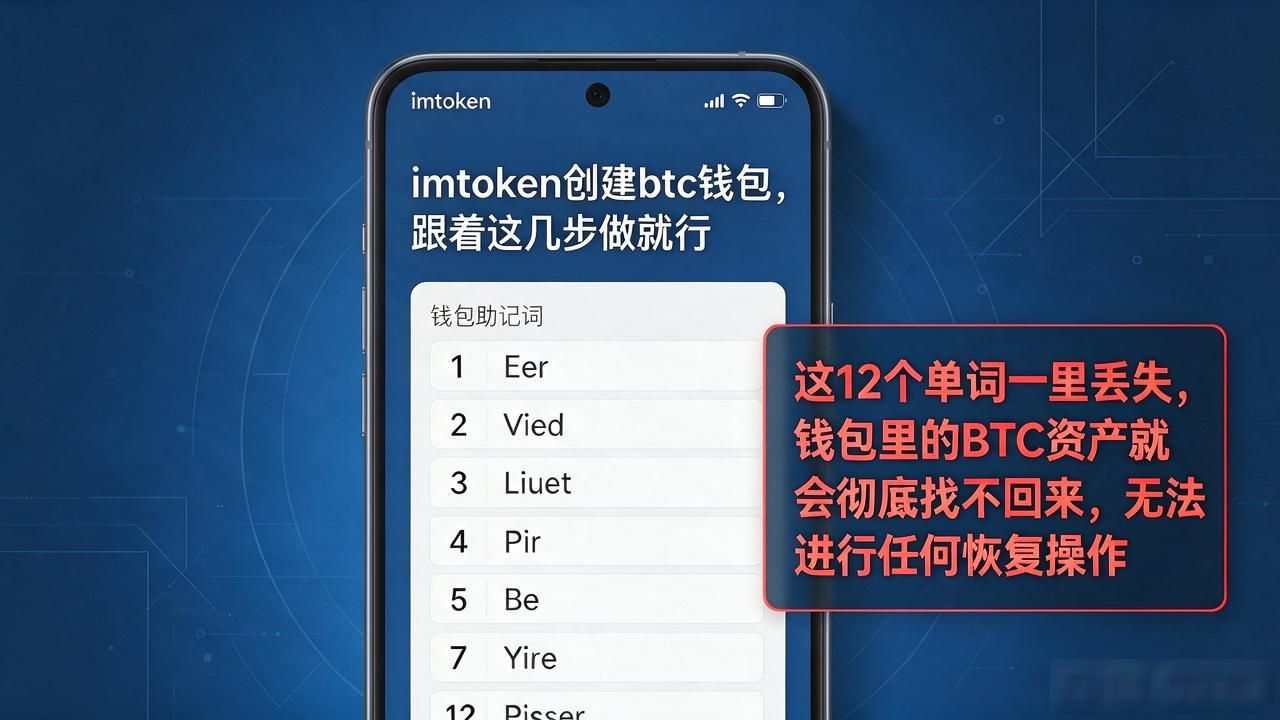 imtoken怎么创建btc钱包_imtoken创建btc钱包流程_imtoken备份助记词安全操作