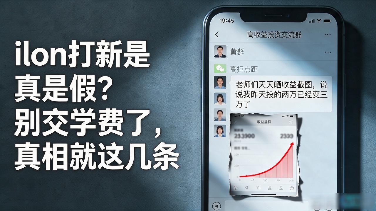 ilon打新骗局_虚拟货币打新风险_数字货币ilon打新是真的吗
