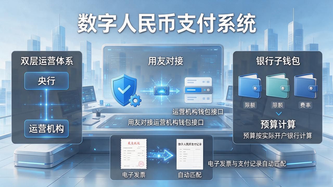 用友数字人民币支付 对账效率提升 跨境支付场景_用友央行数字货币支付