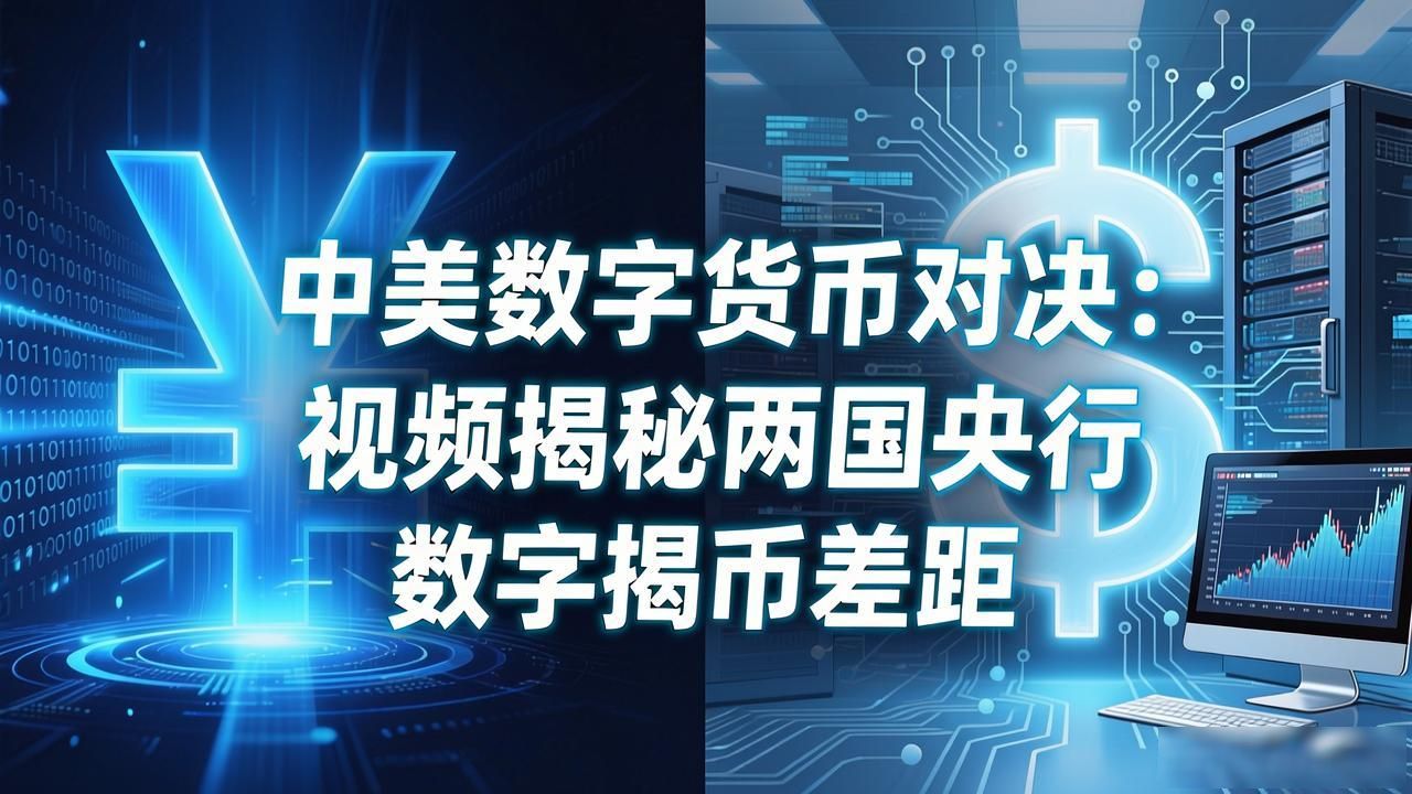 中美数字货币视频_数字人民币与数字美元对比分析_中美数字货币发展路径