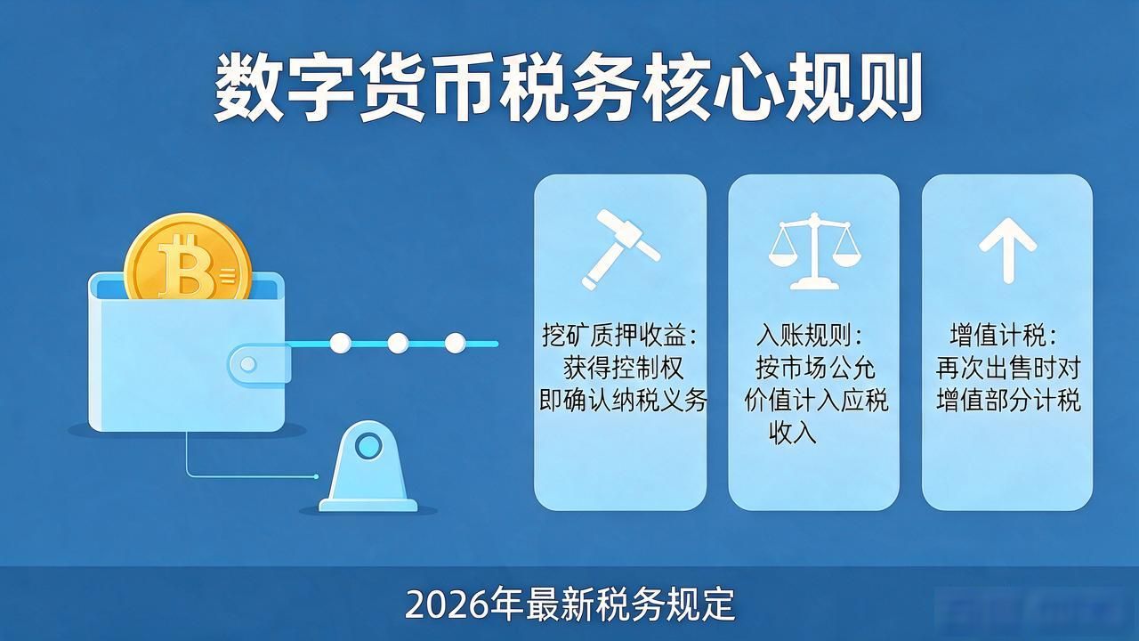 数字货币税务规定_加密货币买卖财产转让所得计税方法_2026年数字货币税务框架解读