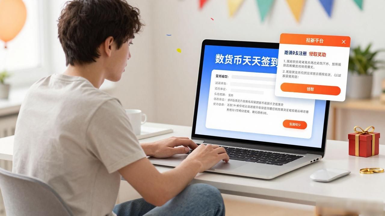 数字货币天天签到赚钱方式_主流币圈平台签到活动推荐_数字货币天天签到