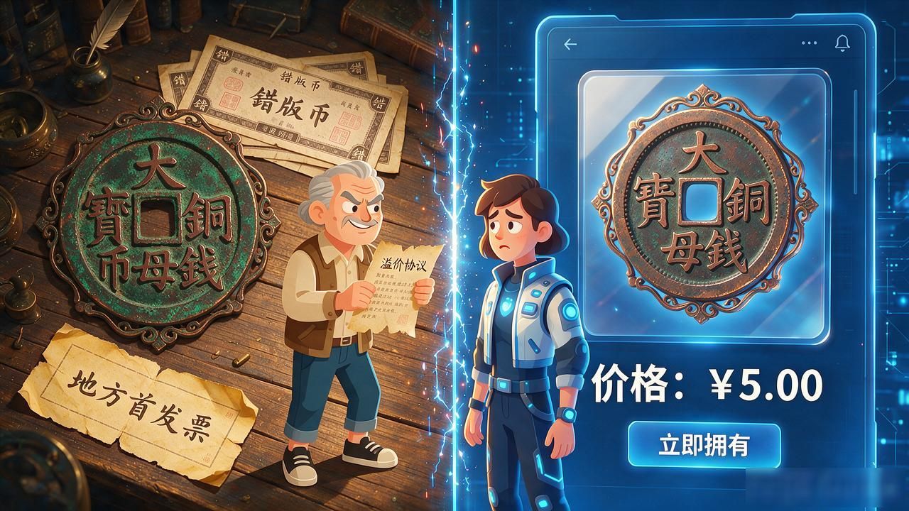 民藏圈数字货币确权流通_老铜钱民国票地方杂钞_数字货币与民藏