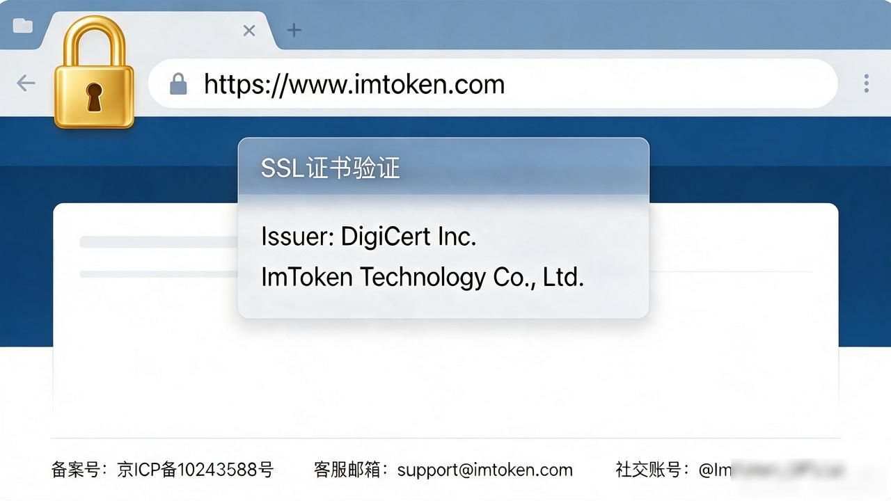 如何识别imtoken钓鱼网站_怎么样识别imtoken网页_imtoken官方网址域名辨别方法