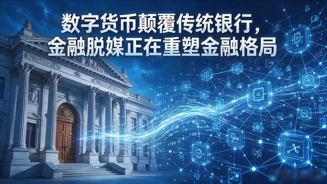 数字货币与金融脱媒_区块链技术实现点对点金融交易_数字货币推动金融脱媒的现实影响