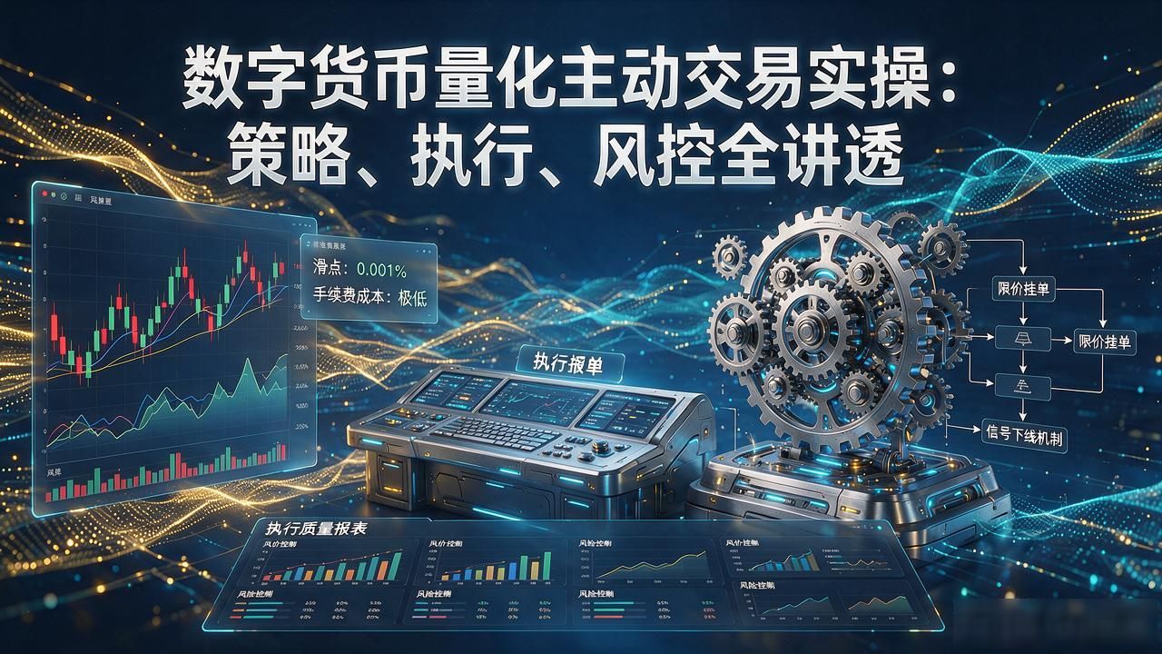 数字货币量化主动交易_数字货币量化主动交易_高频策略执行端滑点手续费控制